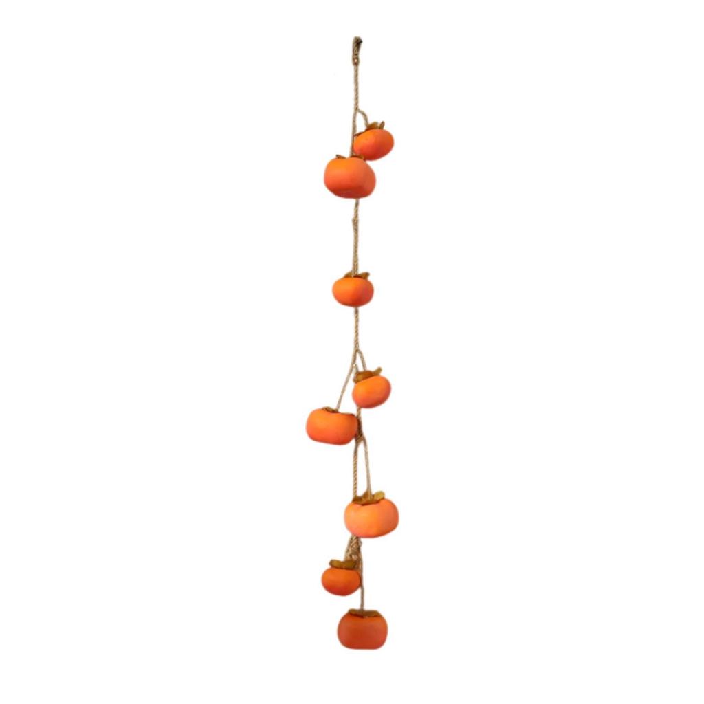 Simulation Persimmon Pendant Home Decoration Harvest Decor Realistic Cute Faux Fruit for Cafe Bedroom Holiday Living Room Office