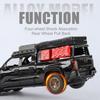 1:24 Scale Tacoma Models Cars Alloy Diecast Toys with Light Sound Miniature SUV Wheel Pull Back Off-road Vehicles Home Decor