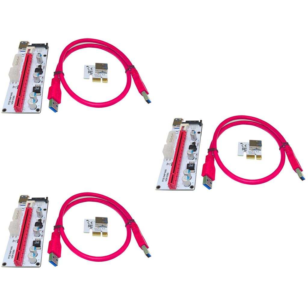 Pcie Graphics Card Extension Cable Usb30 Riser With 16x Adapter For Mining Rig Setup