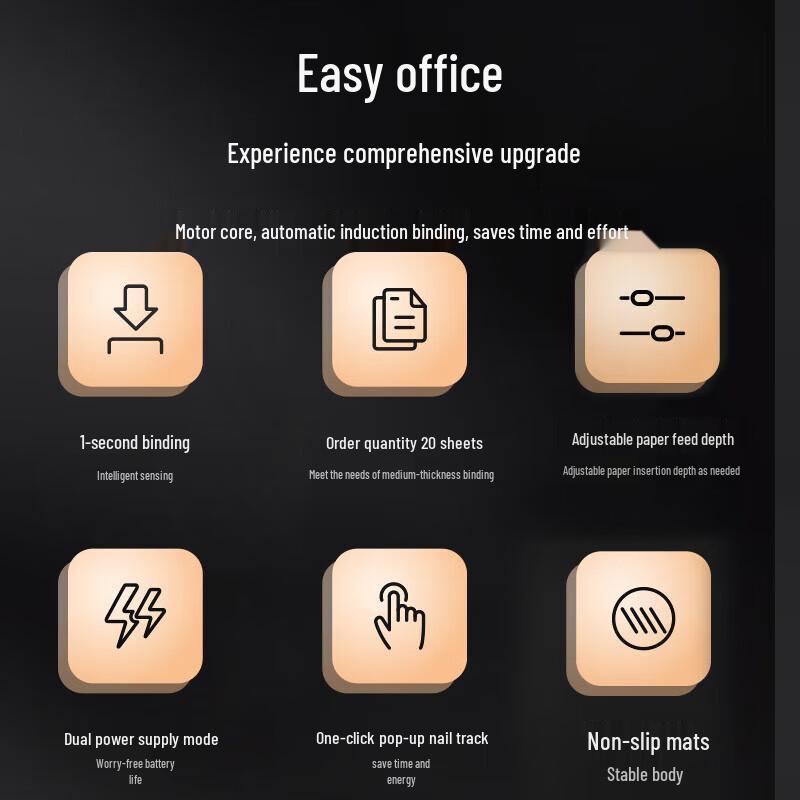 Comix Dual Power Electric Stapler CN Plug (adapter Included)