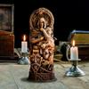 New Hero Statue Imitation Wood Carving Resin Ornament Resin Handicraft Mythical Ornament Thor Spirit Decoration