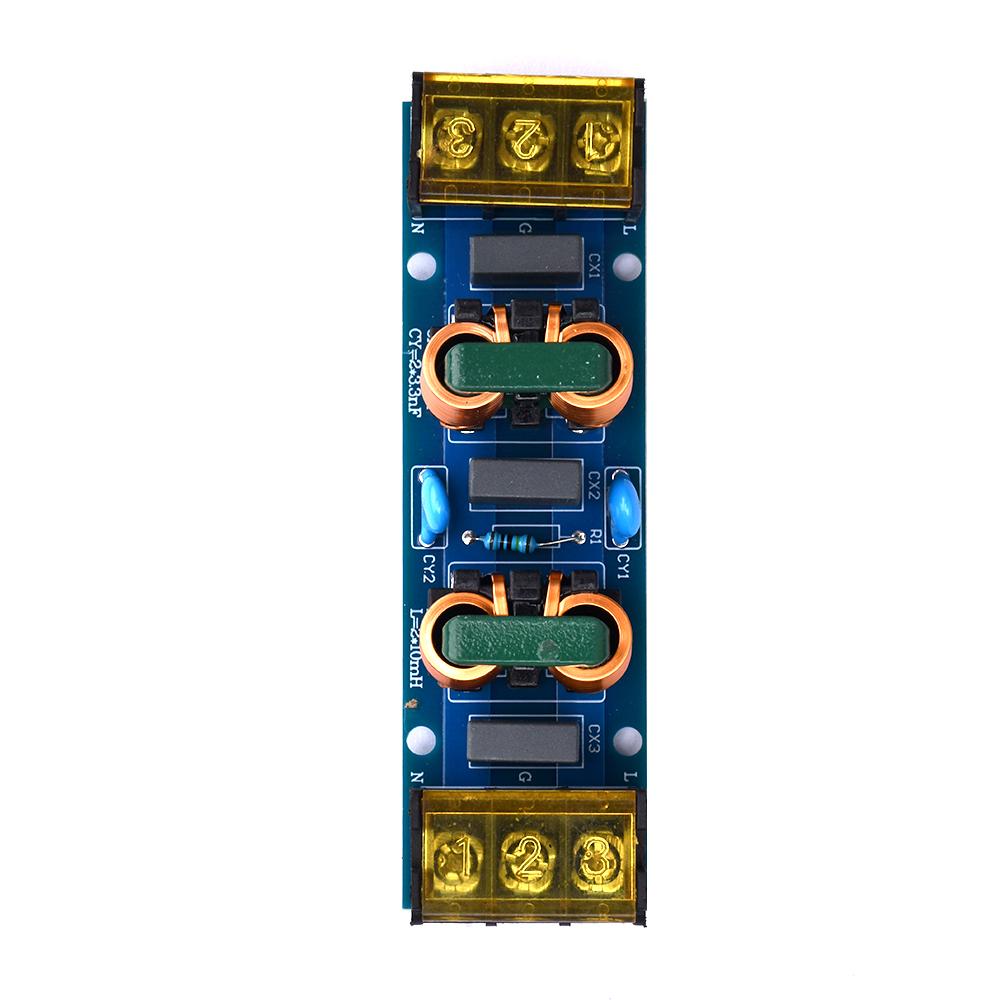 Power Filter EMI High-frequency Two-stage Power Low-pass Filter Board For Power Amplifier PCB Copper Electrical Filter 25A Air Filters 7
