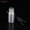 Leakproof Aroma Essential Oil Inhaler Cap Aluminum Bottles Silicone Cap Mini Essential Oil And Perfume Inhaler Dispenser Bottle