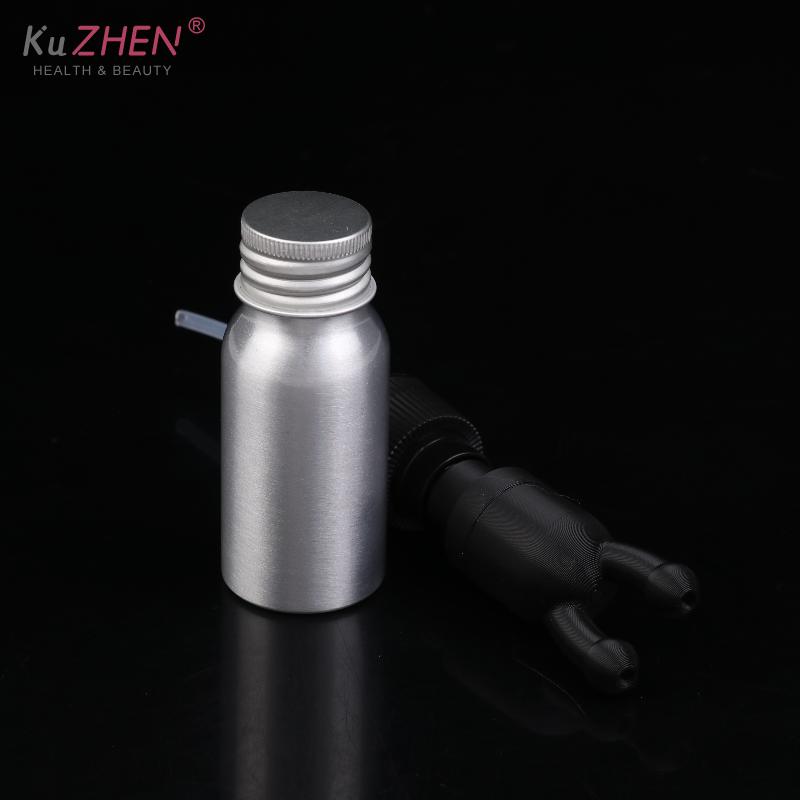 Leakproof Aroma Essential Oil Inhaler Cap Aluminum Bottles Silicone Cap Mini Essential Oil And Perfume Inhaler Dispenser Bottle