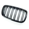 A Pair Gloss Black M Color Double Slat Kidney Grille Front Bumper Grill For BMW E70 E71 E72 X5 X6 2007-2014 Racing Grills