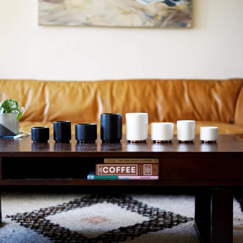 Fellow Monty Milk Art Cups, Official Manufacturer Monty Cups, Coffee Cups for Latte Art, Cafes, Baristas, Stylish, Double-Insulated, Ceramic []