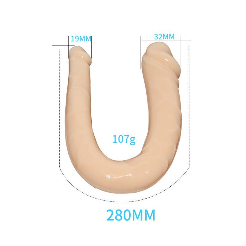 With Double for Lesbian Mini Realistic Lines Simulating Gay Masturbate Tools Head Penis