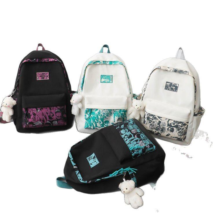 Schoolbag New Japanese Trend Simple ins Mori Versatile Large Capacity School Bag Female Junior High School High School Student Backpack