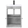 Bathroom Furniture Set Concrete Grey 56 x 37.5 x 81 cm Particleboard