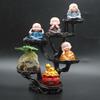 Zen Monk Figurine Ornament for Home Decor - Perfect for Living Room, Office, or Gift Displays