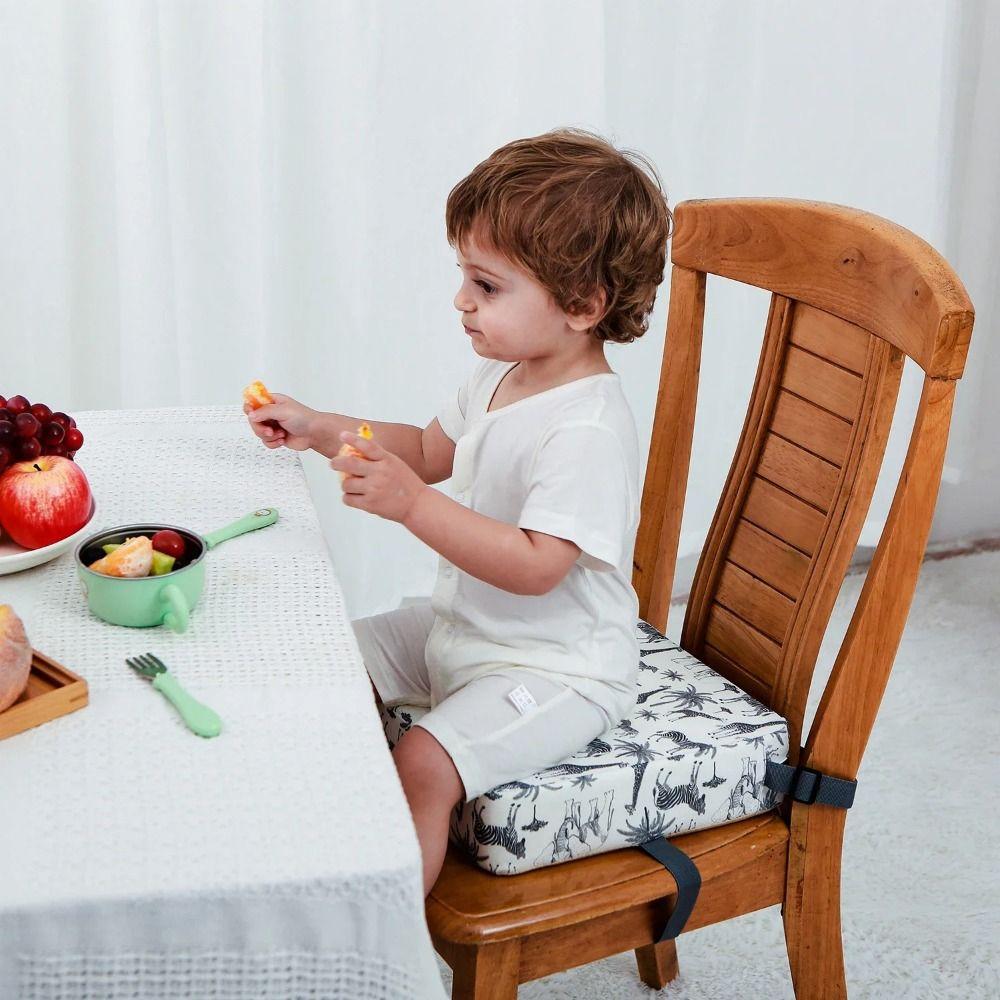 Waterproof Baby Booster Seat Cushion Removable Breathable Kids Dining Chair Cushion Multifunctional Soft Sponge