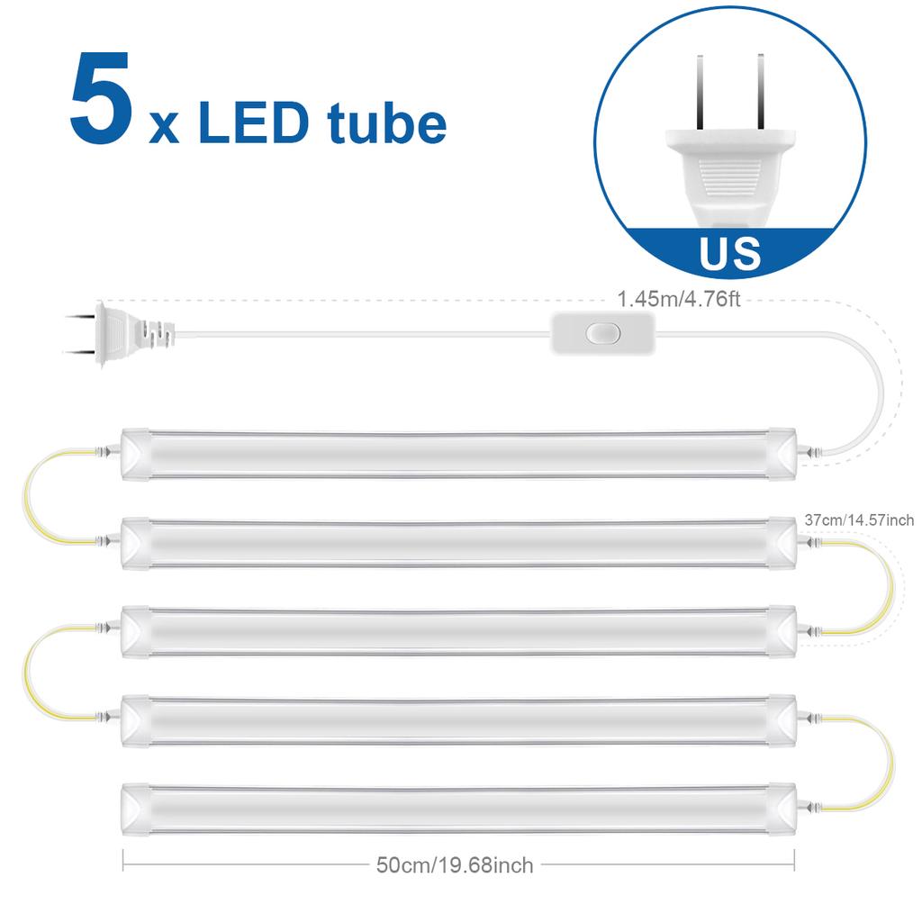 50CM Röhre LED T5 15W/ T8 25W LED Balkenlicht Ersetzt Leuchtstoffröhren Glühbirnen Schrank Küche Wandleuchte Beleuchtung -J