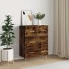 Sideboard Smoked Oak 69.5 X 34 X 90 Cm Wood Based Panel