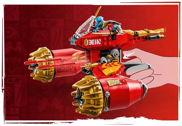 Klocki lego ninjago 71830 burzowy jeździec mech kaia 7+ (elementy: 333)