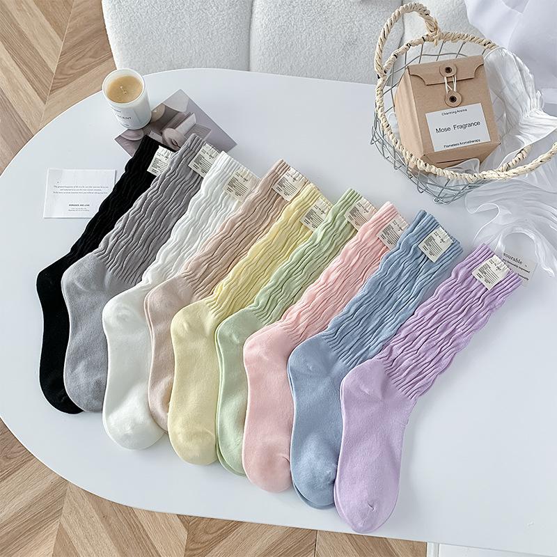 Women's Summer Thin Cotton Breathable Sweet Ballet Pile Socks