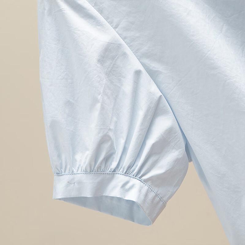 Women's Korean Style 3D Floral Short-Sleeve Blouse