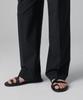 MUSINSA STANDARD Summer Wool Two-Tuck Wide Hidden Elastic Waist Slacks [Black]