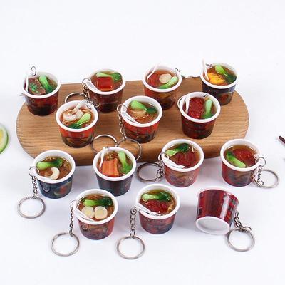 Mini Instant Noodle Keychain – Simulation Food Toy Pendant