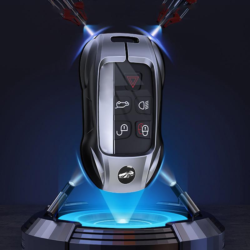 Car Key Case Shell Cover Fob for Land Rover Range Rover Sport Evoque Freelander Velar Discovery 4 LR2 LR4 for Jaguar XJ XF XJL