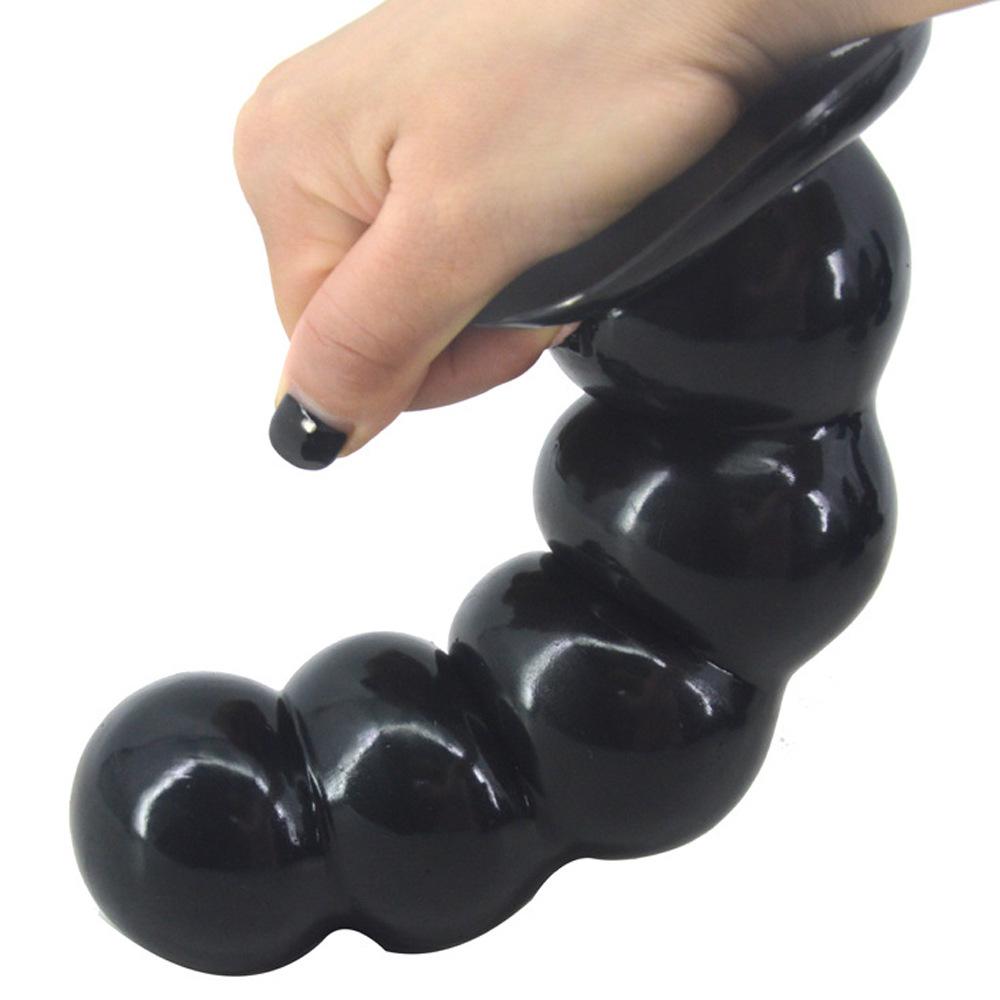Set de Plug Anal de 5 Bolas - Entrenador de Estiramiento para Hombres y Mujeres - Diseño Hueco con Base de Succión - Juguetes Sexuales para Adultos de Principiante a Avanzado