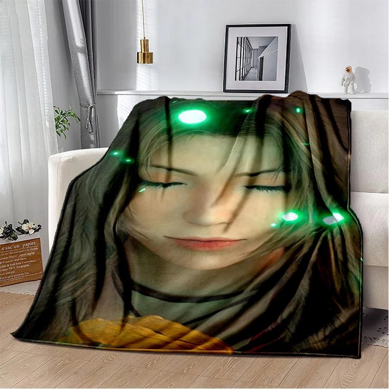 New Style Cloud Tifa Aerith Final Fantasy Games Sephiroth Blanket,Soft Throw Blanket for Home Bedroom Bed Sofa Cover Kids
