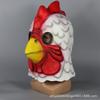Halloween Funny Chicken Mask Fire Miami Style Bird Beak Headgear Party