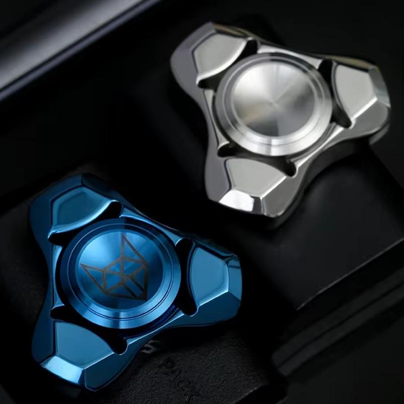 EDC Stainless Steel Metal Mini Fidget Spinner Relieve Stress Relief Toy Best Hand Spinning Top Tip Antistresse Decompression