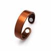Retro-Stil Blumen-Magnet-Armband & Ring-Set in Rotkupfer für Paare