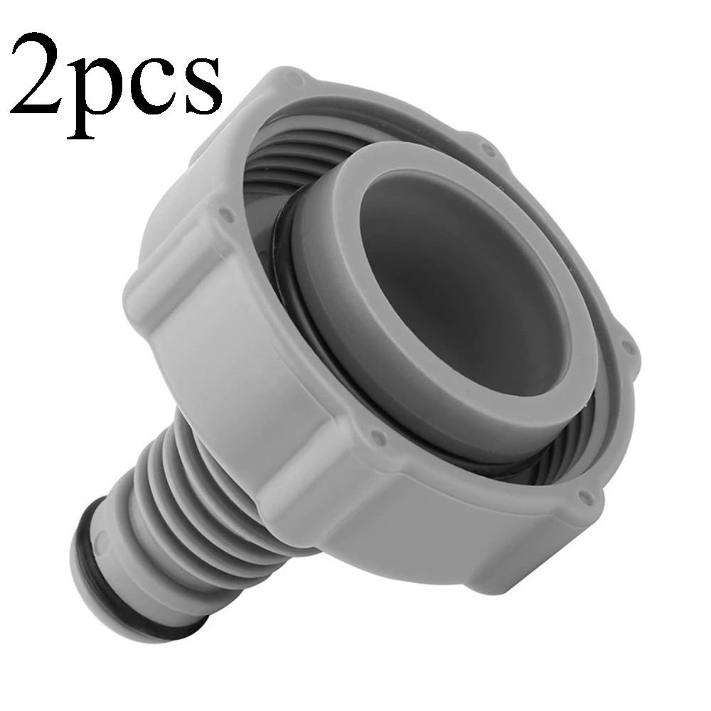 Grauer 11mm P6H1119 Ablaufventilanschluss Poolablaufschlauchadapter Ersatzfitting für Schwimmbad Spa