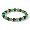 Tiger's Eye Stone Green Bracelet Women's Jewelry Handmade Beaded Bracelet with Hanfu