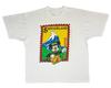 90s Disney Switzerland Epcot Mickey Mouse T-Shirt Swiss Alps Hike Stamp Reprint