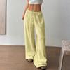 Women's Pants Fashion Casual Pants Solid Color Drawstring Pants