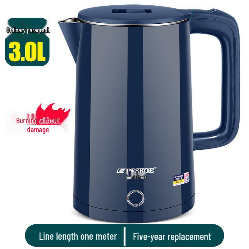 Durable Stainless Steel Electric Kettle - Large Capacity, Insulated, Thermostatic, New Model for Home Use