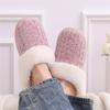Fashion Crestar Fuzzy House Slippers For Women Indoor Warm Comfy Wool-Like Lined Chenille Slippers Winter Cozy Memory Foam Cotton Shoes