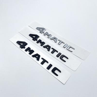 Für Mercedes Benz ABCEGS ML SL CL GLA CLA Klasse AMG 4MATIC 4 MATIC Kofferraum Chrom Mattschwarz Buchstaben Emblem Abzeichen Aufkleber