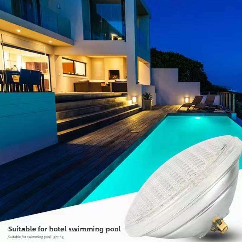 LED Poolleuchte mit Fernbedienung Unterwasserscheinwerfer für Schwimmbecken Wasserspiel