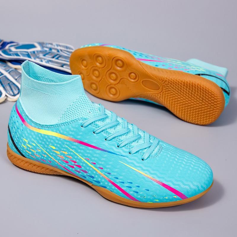 Football Shoes Men's High Top Adult Student Artificial Grass Game Training Football Shoes