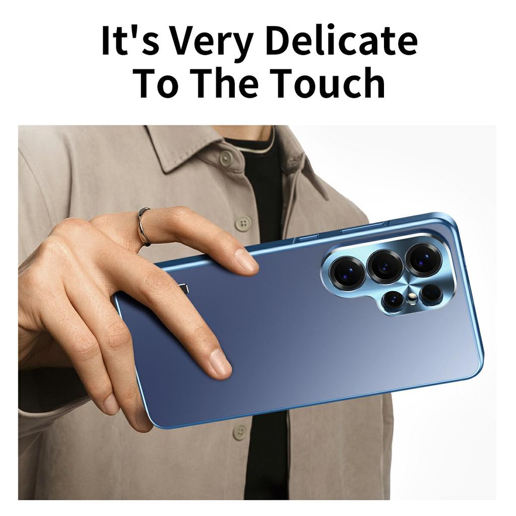 Pro Samsung Galaxy S26 Ultra Pouzdro Rám ze slitiny Magnézia Matný PC Zadní Kryt Telefonu