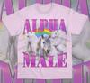 Alpha-Männchen T-Shirt Einhorn Lustiger Meme Witz Streich Geschenk Vatertag Unisex Shirt