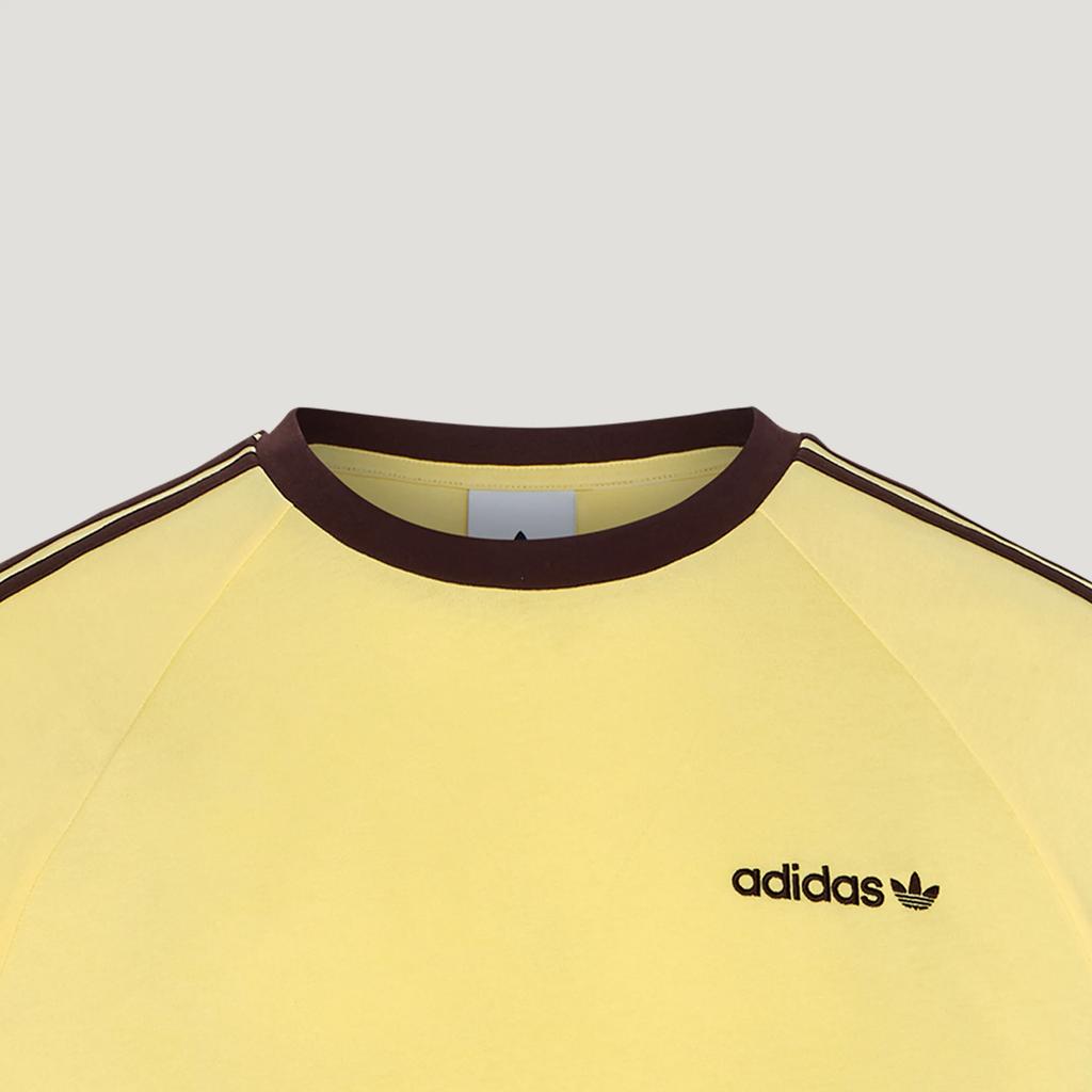 Adidas Originals Cali Loose Fit Cotton Pullover Long Sleeve T-Shirt Unisex Tops LI9483
