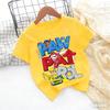 Paws Patrols Cool TShirt Skye Chase Summer Oneck Tops Boy Girl Number Tees Animal Baby Birthday Clothes Cartoon Casuals Tops