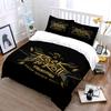 "Rock 'n' Roll text." Bedding sets Duvet cover sets Duvet covers Pillowcases(1 * Duvet Cover 2 * Pillowcases without duvet insert)