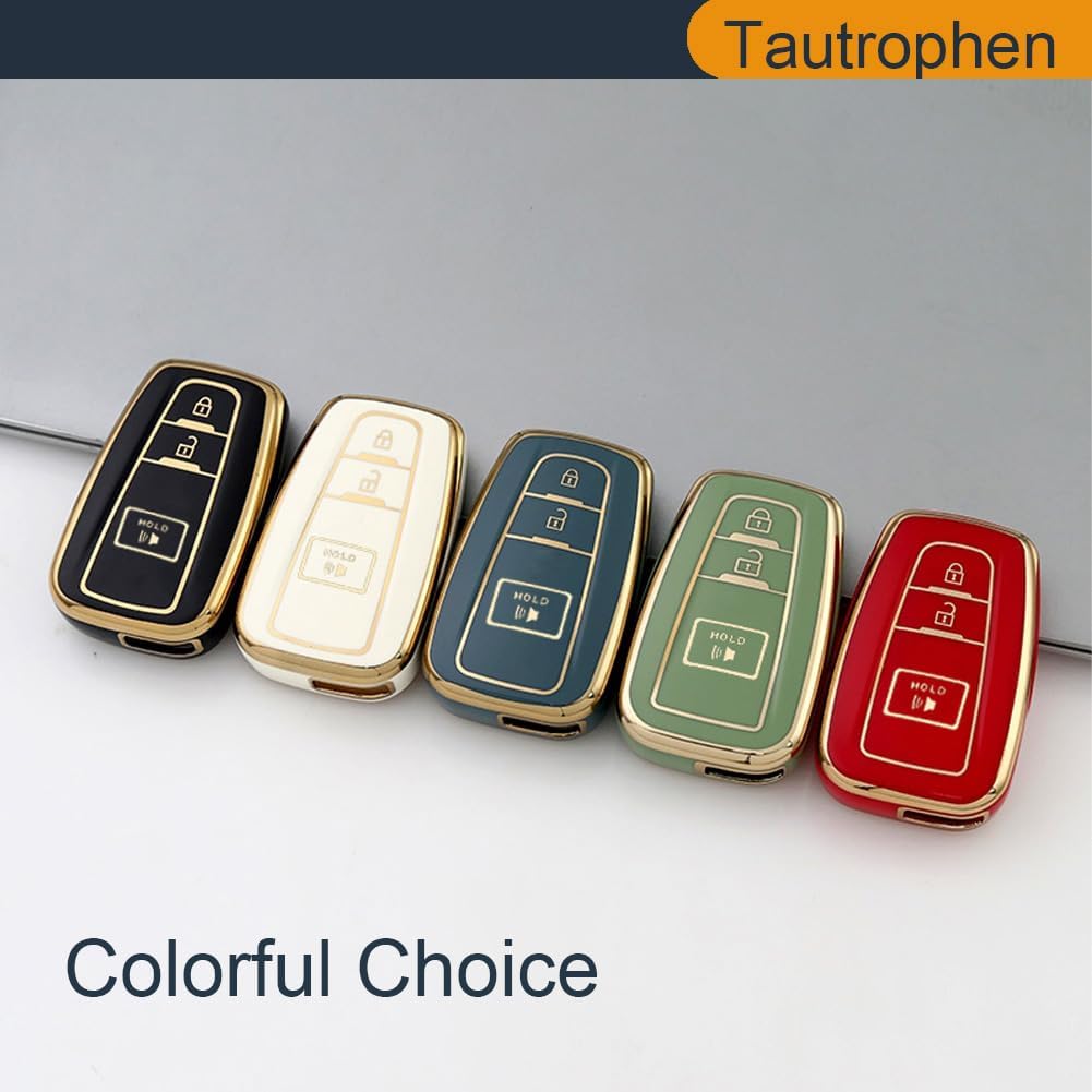 Key Fob Cover Fit for Toyota 2016-2024 RAV4 Camry Prius Prado