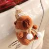 Cute Plush Capibala Capybara Car Tail Pendant Car Trunk Exterior Doll Ornament