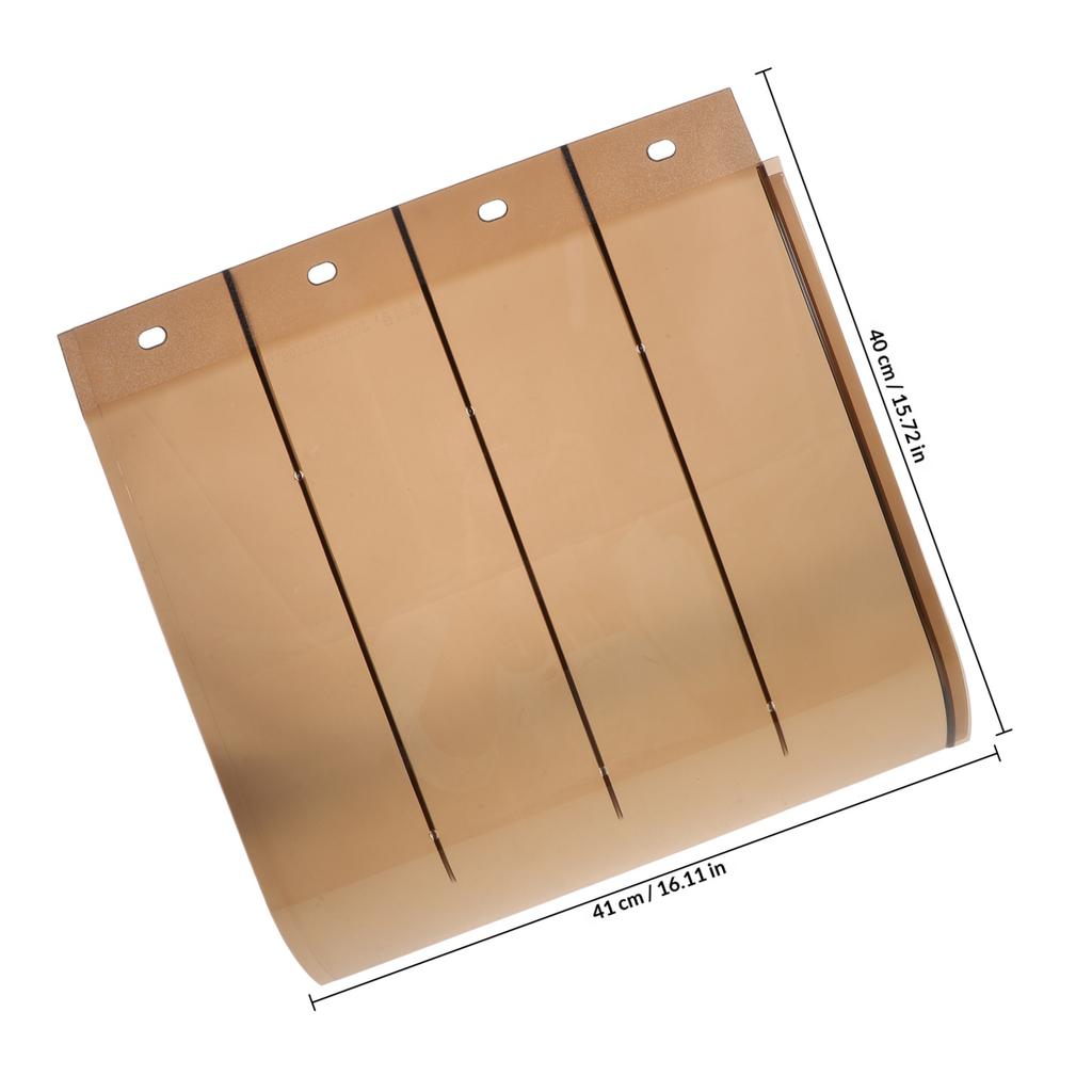 Window Awning Outdoor Waterproof Pc Material Flat Edge Design for Patio Balcony Door Rain Shelter Porch Supply Yard Canopy