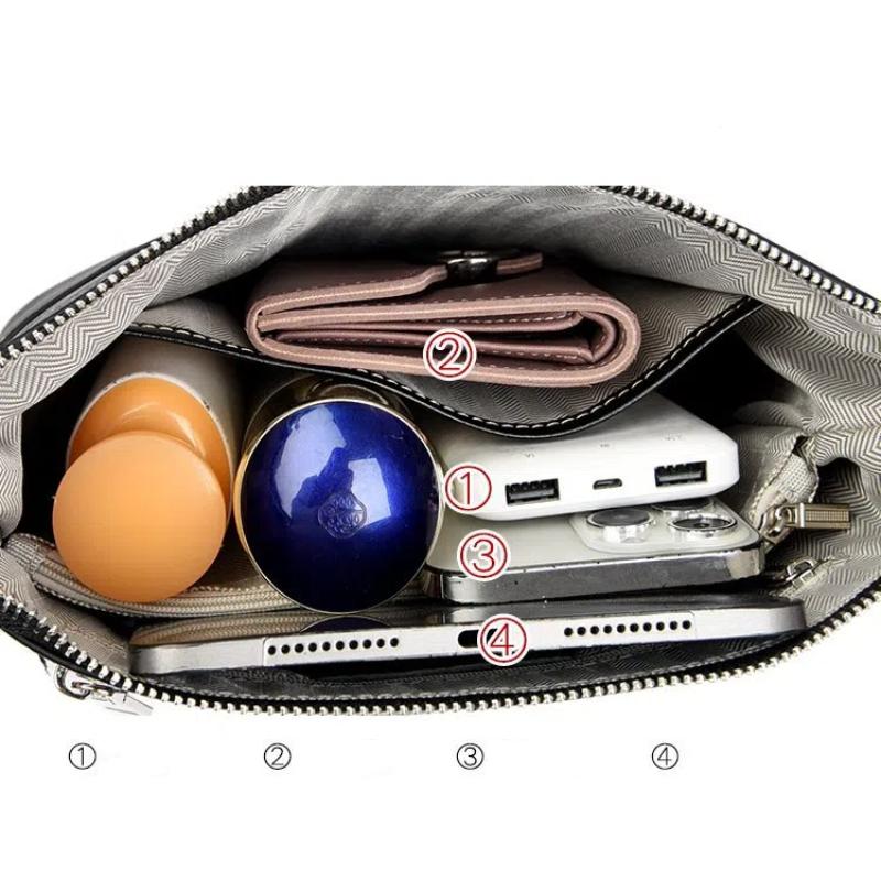 Luxus Designer Schulter Umhängetaschen Hochwertiges Leder Damen Taschen 2025 Mode Damen Handtaschen Umhänge Messenger Bag