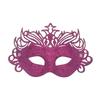 Half Face Design Glitter Crown Mask Sparkle Finish Role Playing Mask Party Mask Accessory  Adults