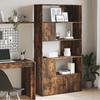 Bookshelf Smoked Oak 100x36x189 cm Engineered Wood