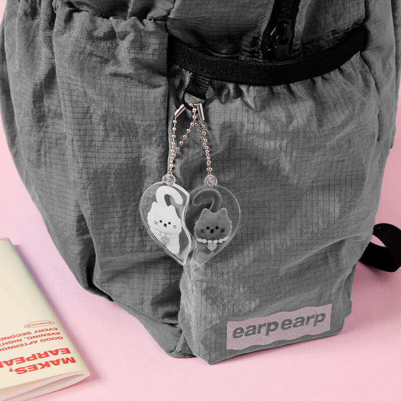 [1+1] Two Hearts Chi Chi Keyring Set