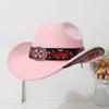 Vintage Wide-Brimmed Western Children's Cowboy Hat, Retro Ethnic Style Tibetan Fedora, European and American Jazz Hat